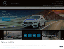 Tablet Screenshot of mercedes-benzbrentford.co.uk